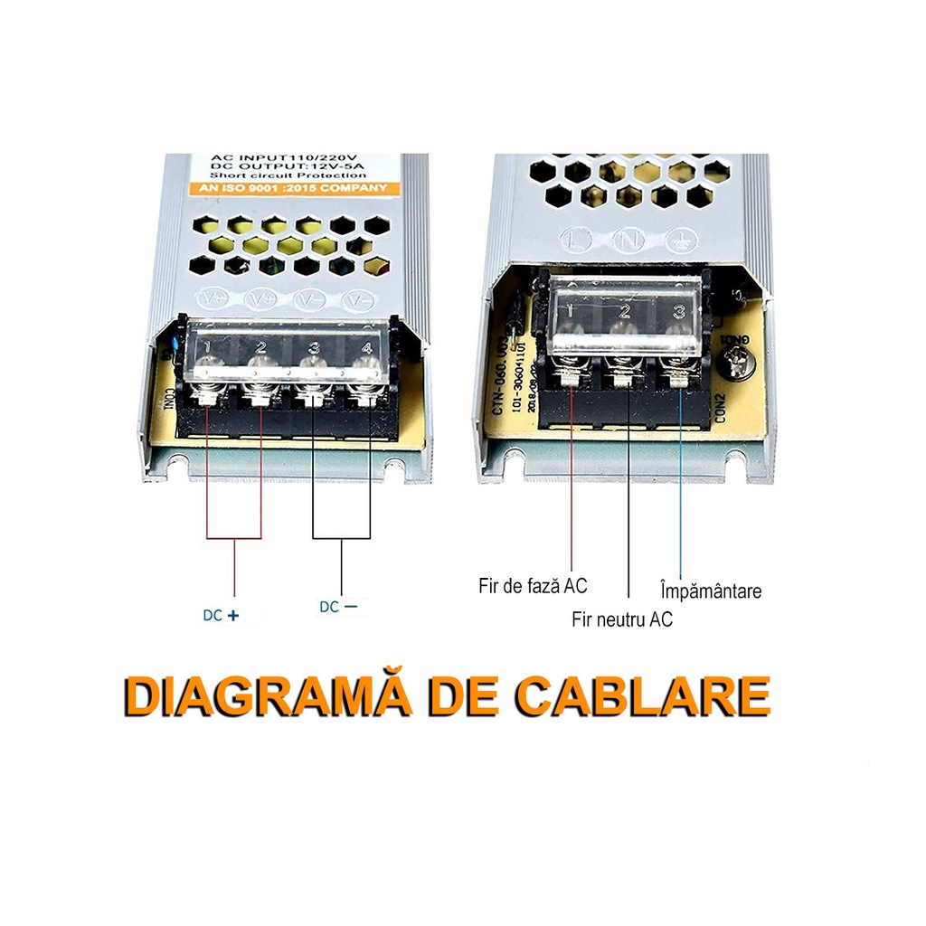 Switching Power Supply Slim, Indoor, 24V, 8.3A, 200W