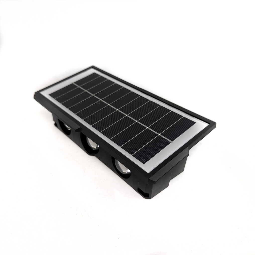 Solar lamp 6 LEDs, IP65, 3 colors 6500k, 4000k, 3000k