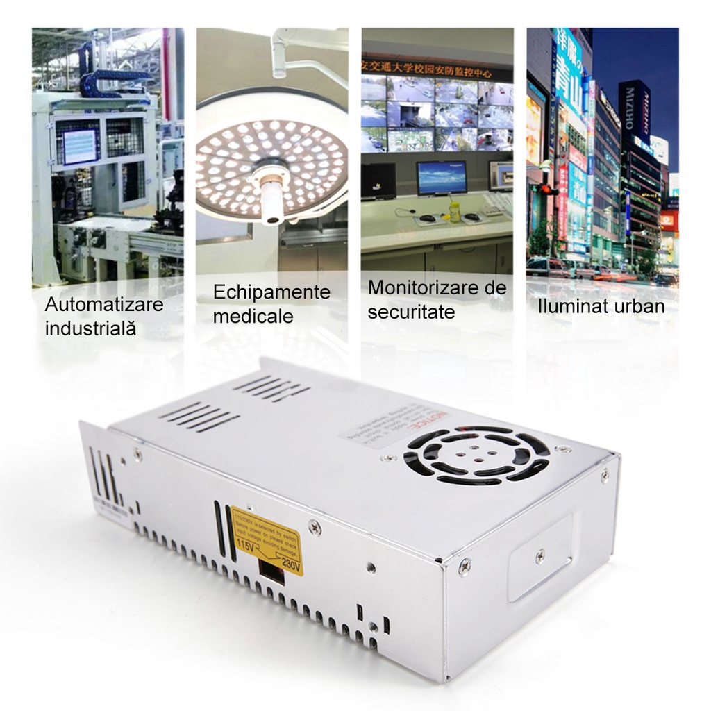 Switching Power Supply, IP20, 24V, 20.8A, 500W