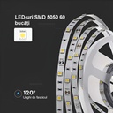 12V LED Strip Light – 60 LEDs/m – SMD5050 – 3000K – IP20 – 10mm – 5m Roll