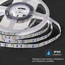 12V LED Strip Light – 60 LEDs/m – SMD5050 – 3000K – IP65 –10mm – 5m Roll