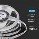 12V LED Strip Light – 120 LEDs/m – SMD5050 – 3000k – IP65 –10mm – 5m Roll