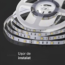 12V LED Strip Light – 120 LEDs/m – SMD5050 – 3000k – IP65 –10mm – 5m Roll