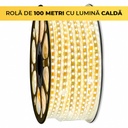 220V LED Strip – 120 LEDs/m – SMD2835 – 3000K – 10mm – IP65 – 100m Roll