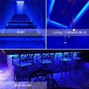 12V LED Strip Light – 120 LEDs/m – SMD2835 – Blue Light – 8mm – IP20 – 5m Roll
