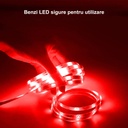 12V LED Strip Light – 120 LEDs/m – SMD2835 – Red Light – 8mm – IP20 – 5m Roll