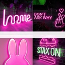 12V Neon Flex LED Strip Light – Pink Light – 8mm – IP65 – 5m Length