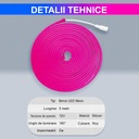 12V Neon Flex LED Strip Light – Pink Light – 8mm – IP65 – 5m Length