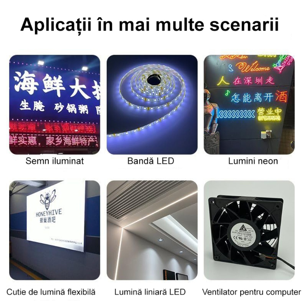 LED Strip Dimmer Manual – 12-24V, 30A Brightness Controller
