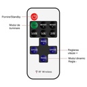 LED Dimmer with RF Remote – 12A for Monochrome Strips