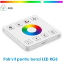 RGB LED Controller with Touch Panel – 5V-24V, 30A