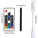Wireless RGB LED Controller – Mini, 17 Keys RF, Fire Effect