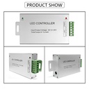 Metal RGB LED Controller with 44-Key Remote – 12-24V
