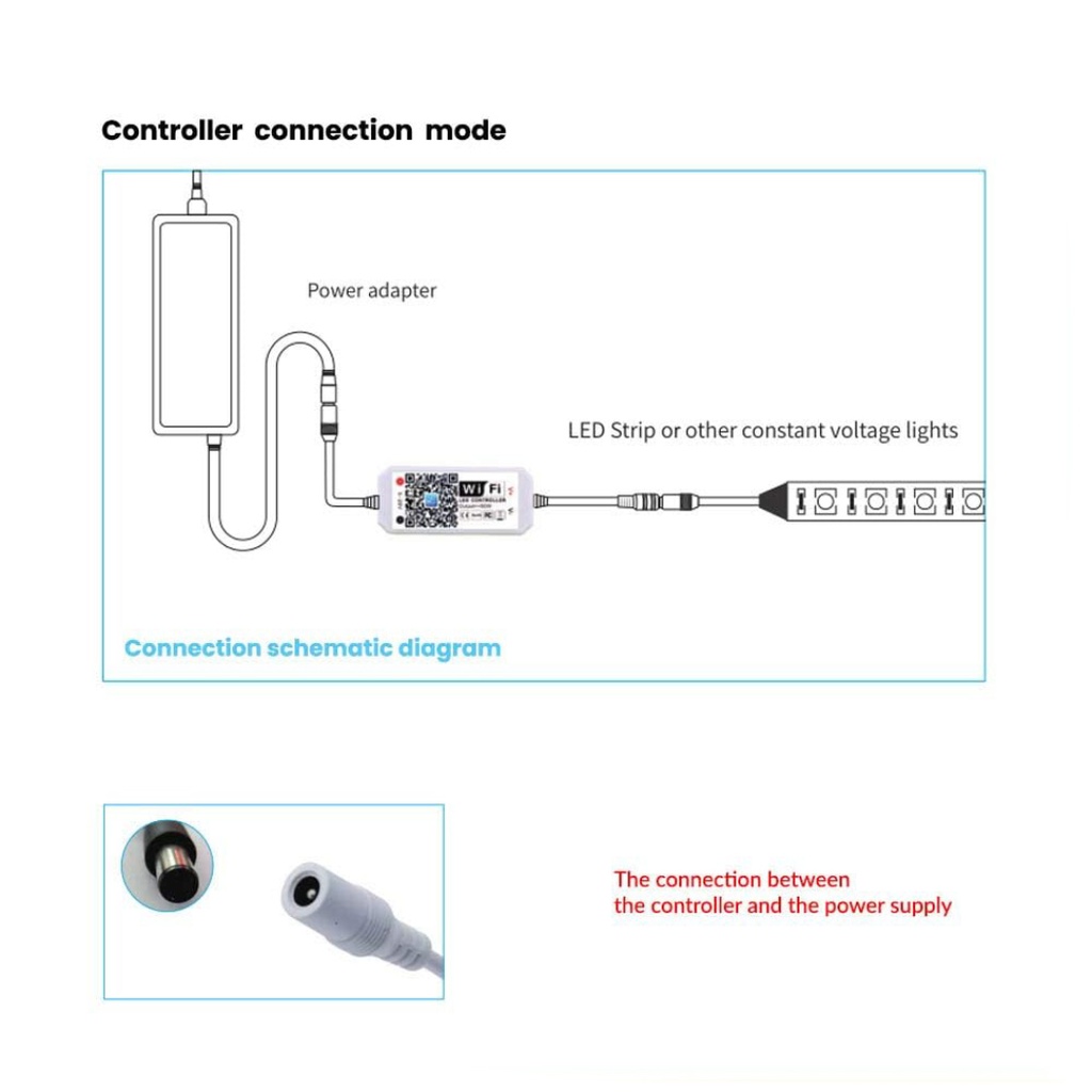 Wi-Fi Mini LED Controller – Single Color