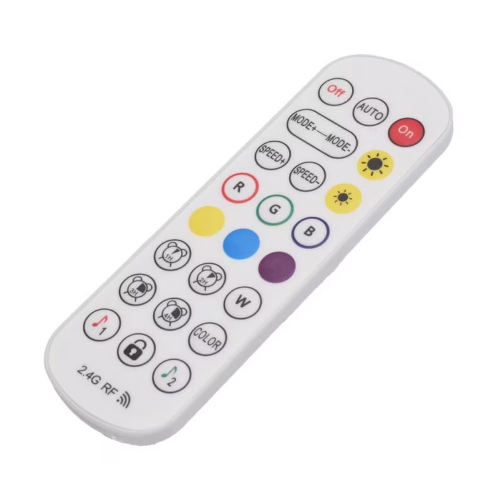 RGB LED Mini Controller with 24-Key Remote, 2 Outputs, 144W