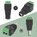 DC 2.1x5.5mm Female Power Connector with LED Strip Adapter