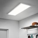 LED Ceiling Light 30x60cm, 40W, 6500k, White, applied 