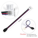 4-Wire RGB LED Strip Power Connector – for 5050 4-Pin RGB Light Strips