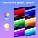 Honeycomb LED tube 9W, 1210mm, plastic material, RGB light