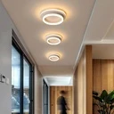 LED Chandelier 20W - 2 Circles, 3 color steps (Cool White, Neutral, Warm), Modern Design, 24x10x6 cm, White