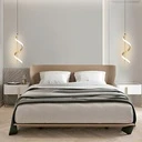 LED Pendant 12W - Spiral Type, Modern Design, 3 color settings (Cool White, Neutral, Warm), length 180cm, Gold