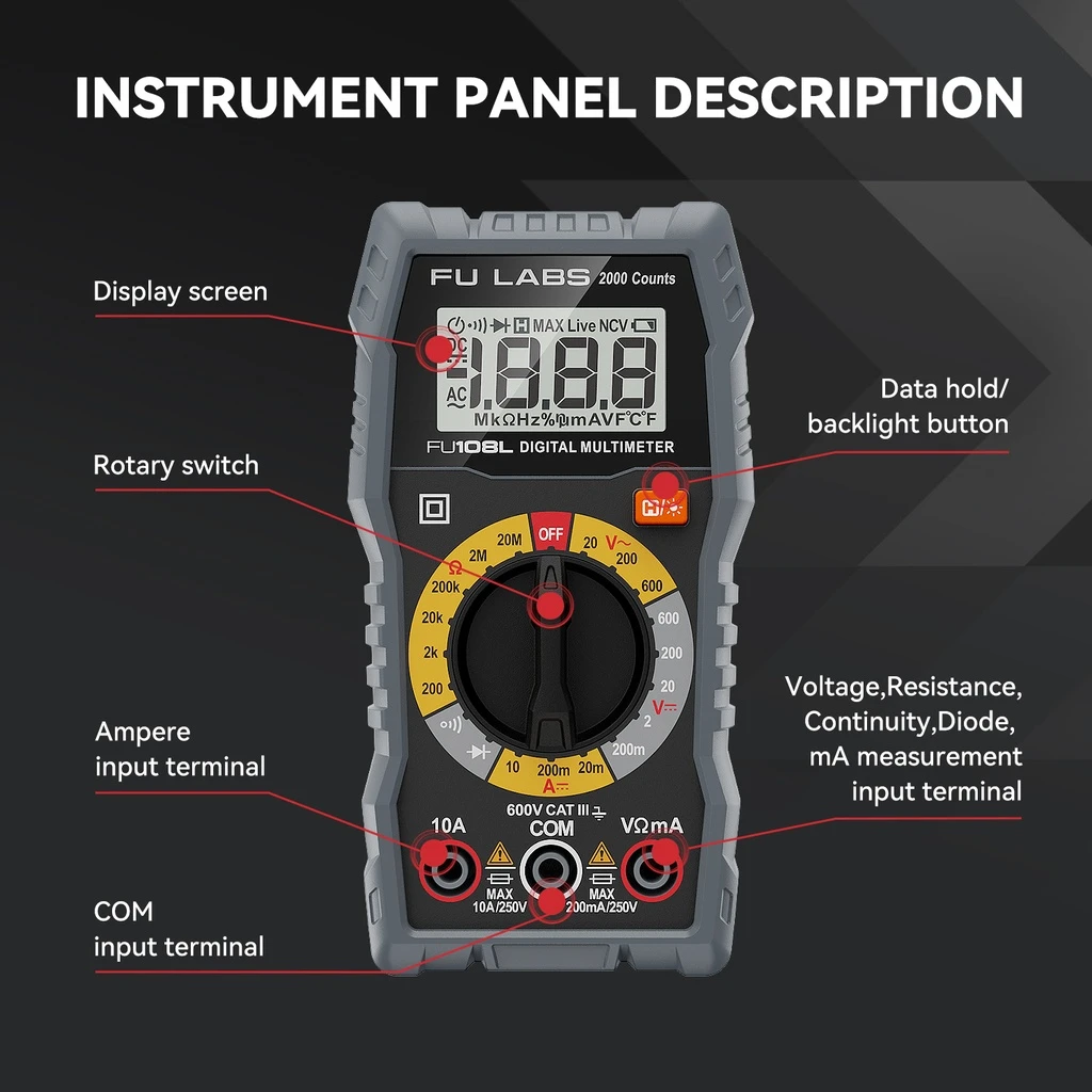Digital Multimeter FU108L