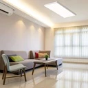 LED panel mounting frame on the ceiling 60x120 cm, white color