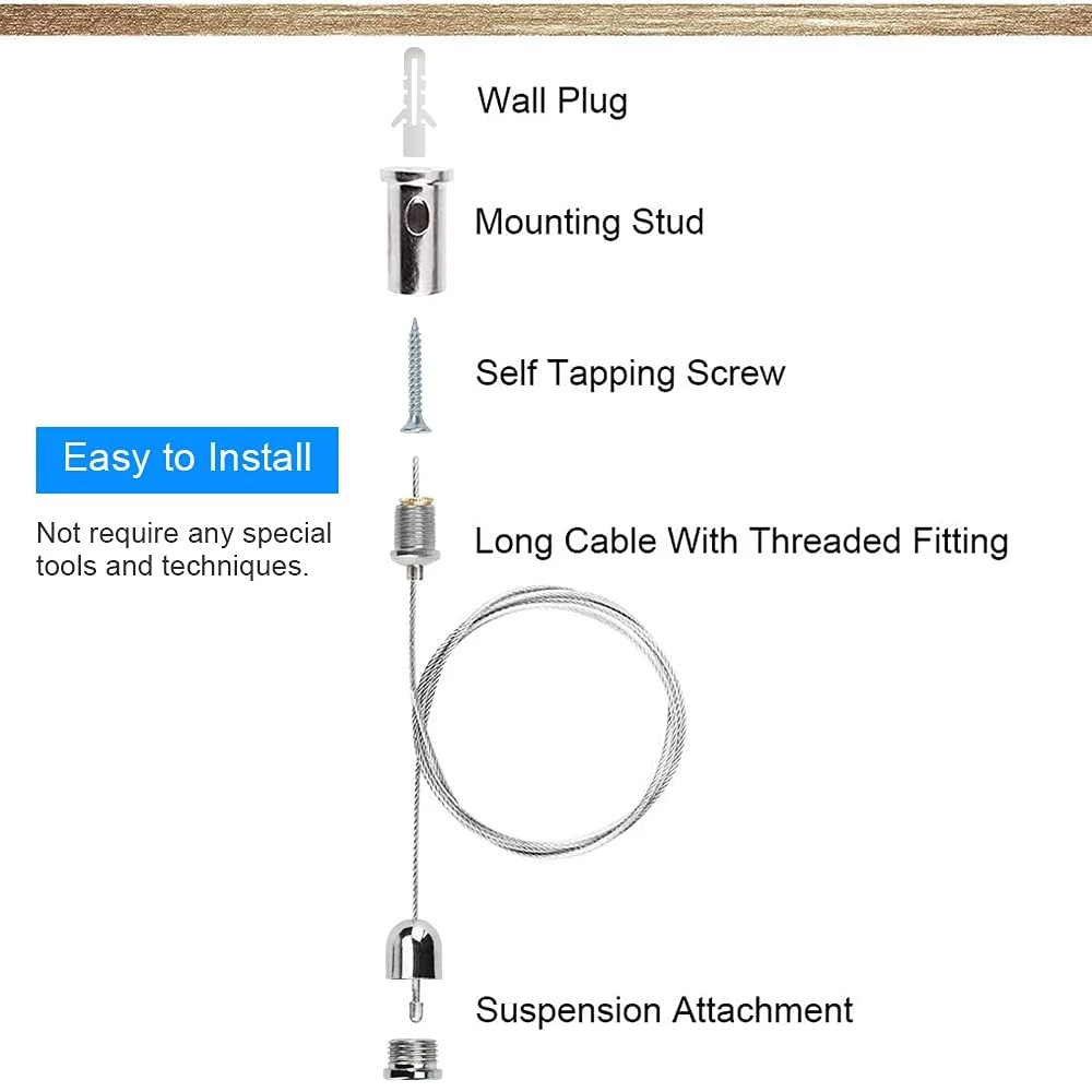 LED Panel Mounting Bracket Set