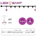 String light, 10 m, interconnectable, E27 socket, IP65