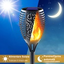Solar panel torch 12 LEDs for garden
