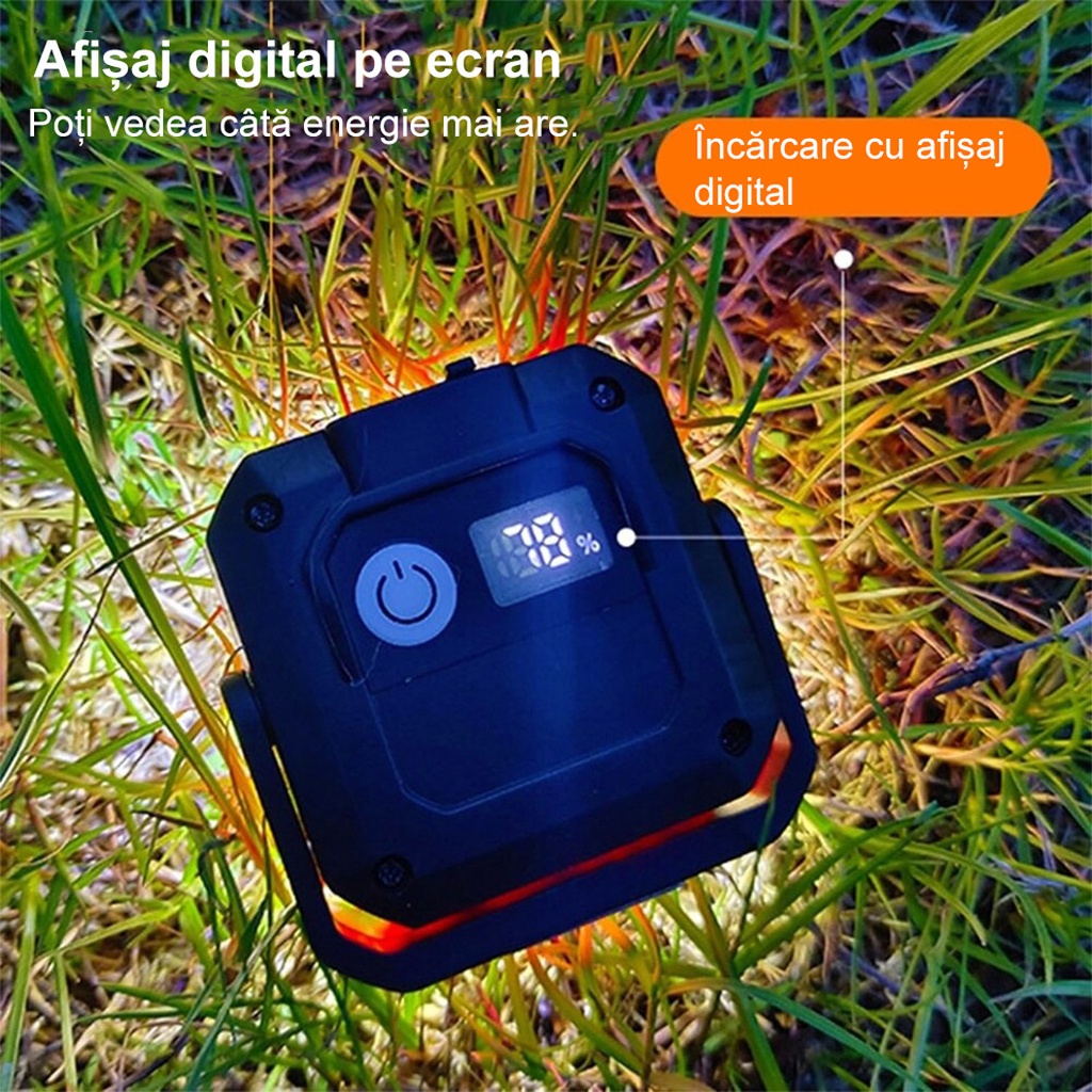 LED Flashlight Keychain, 5 Lighting Modes, USB Type C Charging, 5W, IPX5, 500 lm, COB, Green 