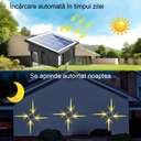 Solar lamp 4 LEDs, IP65, 3 colors 6500k, 4000k, 3000k