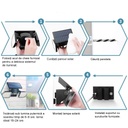 Double Solar Wall Lamp, Sensor, 56 LEDs 