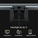 iGlass Dual Pro Monitor Lamp – 2 lamps, 4 brightness levels (3000K-6000K), flicker-free, memory function, black
