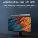 iGlass Dual Pro Monitor Lamp – 2 lamps, 4 brightness levels (3000K-6000K), flicker-free, memory function, black