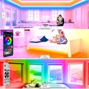 Smart RGB LED Strip Kit 5 meters, app control, remote control, Bluetooth, Multicolor light, Music Sync, voice control, LED Strip