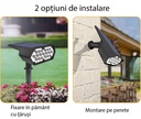 Solar Lamp 19 LEDs, IP65, for outside, 6500k