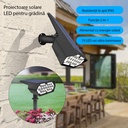 Solar Lamp 19 LEDs, IP65, for outside, 6500k