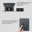 Solar LED wall light with 2 LEDs, adjustable angle, IP65, 3 colors 6500k, 4000k, 3000k