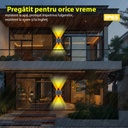 Solar lamp 4 LEDs, IP65, 3 colors 6500k, 4000k, 3000k