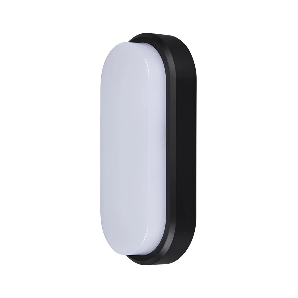 [LBZ-00130] Aplica LED 20W Oval Exterior, 3000k, Negru