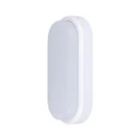 [LBZ-00223] Aplica LED 12W Oval Exterior, 3000k, alb