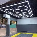 Set 14 Hexagoane LED Honeycomb 600W, 6500k, lumina alb rece, 4.8x2.4m