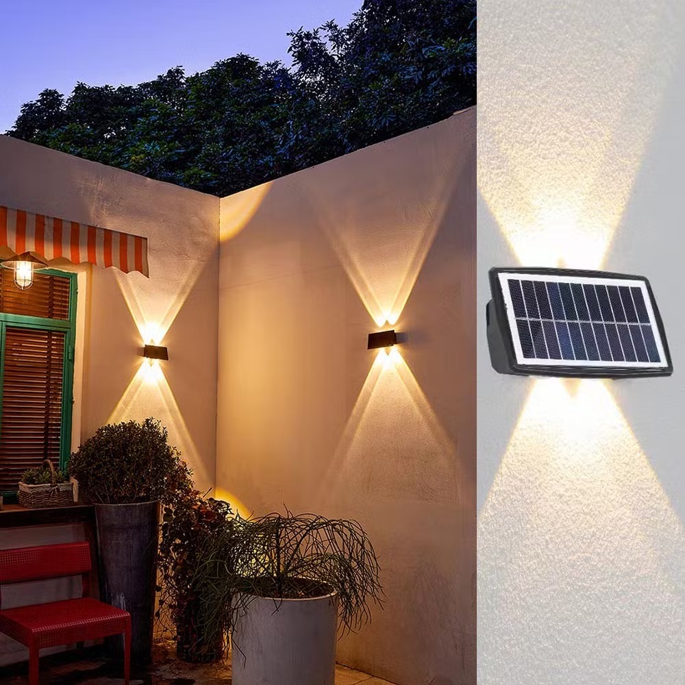 Lampa solara 6 LED-uri, IP65, 3 culori 6500k, 4000k, 3000k