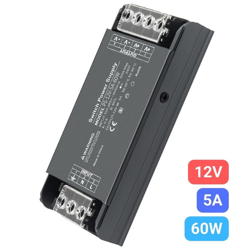 Sursa de Alimentare Premium 12V, 5A, 60W