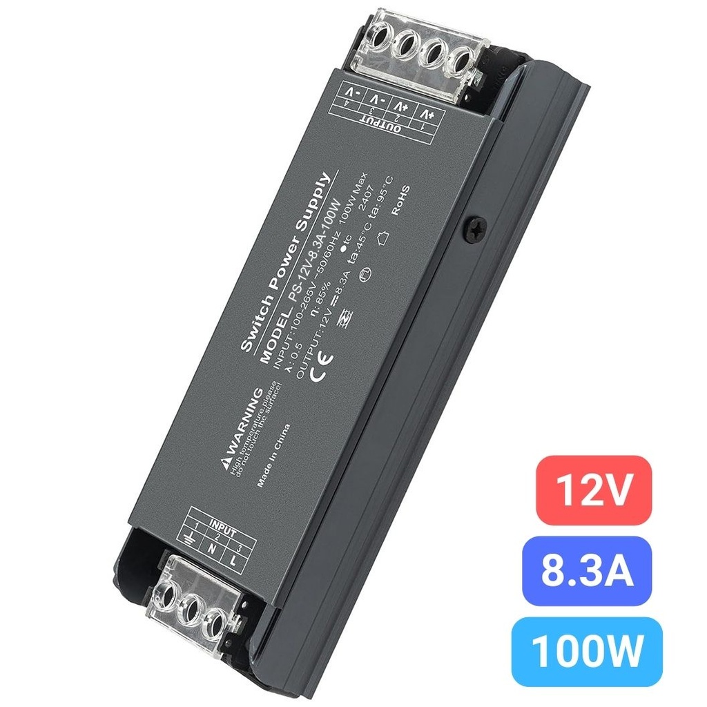 Sursa de Alimentare Premium 12V, 8.3A, 100W