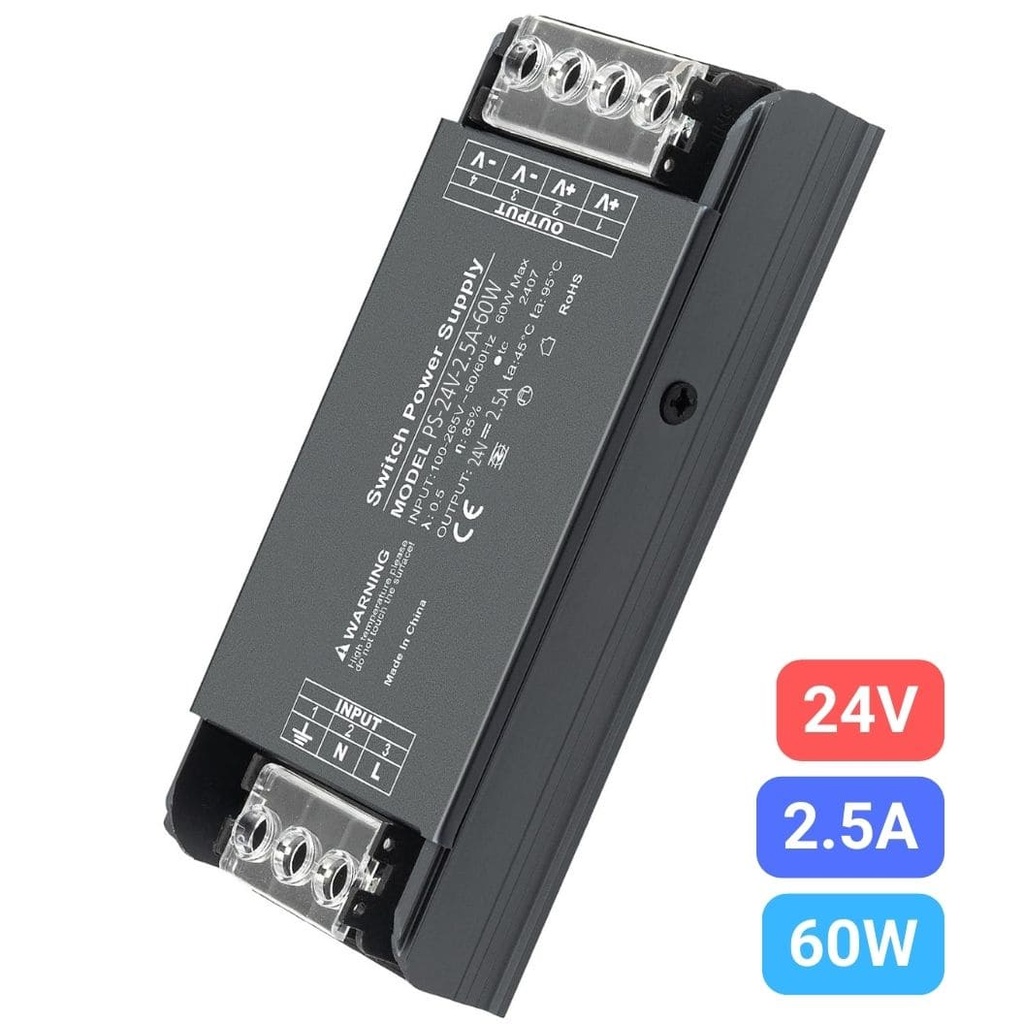 Sursa de Alimentare Premium 24V, 2.5A, 60W