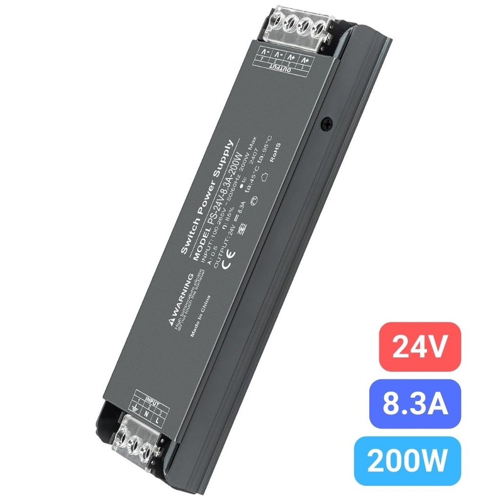 Sursa de Alimentare Premium 24V, 8.3A, 200W