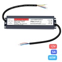 Sursa de Alimentare Slim, Exterior IP68, 12V, 5A, 60W