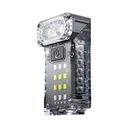 [LBZ-00202] Lanterna UV LED Portabila, 5W, USB-C, 1200mAh, 3 Culori, Raza 50m, Compacta, Transparent Fluorescent, Banda Elastica Cap